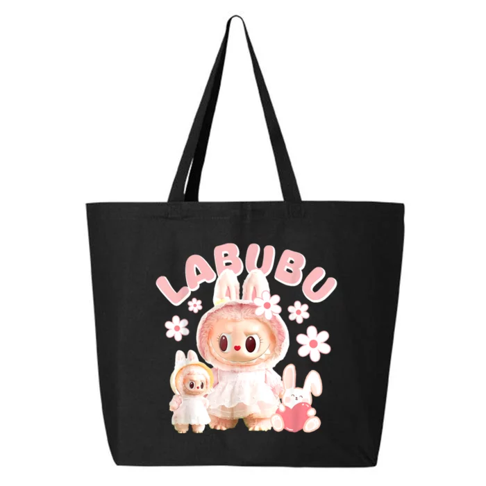 Funny Labubu Cute Labubu The Monsters Meme 25L Jumbo Tote