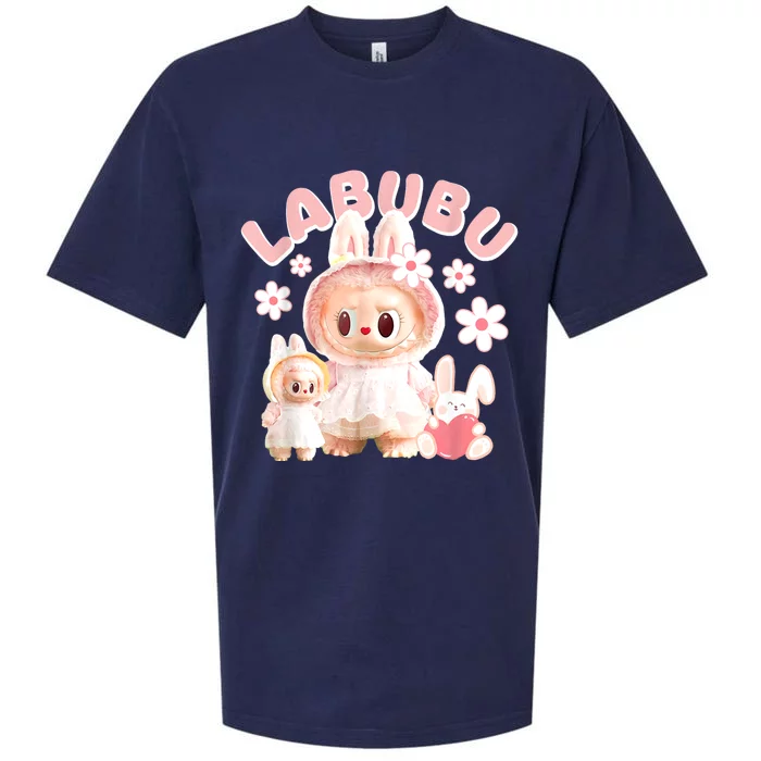 Funny Labubu Cute Labubu The Monsters Meme Sueded Cloud Jersey T-Shirt