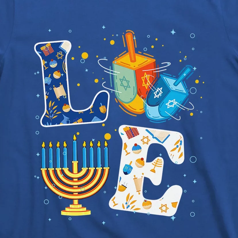 Funny LOVE Cute Hanukkah Dreidel Orah Chanukah T-Shirt