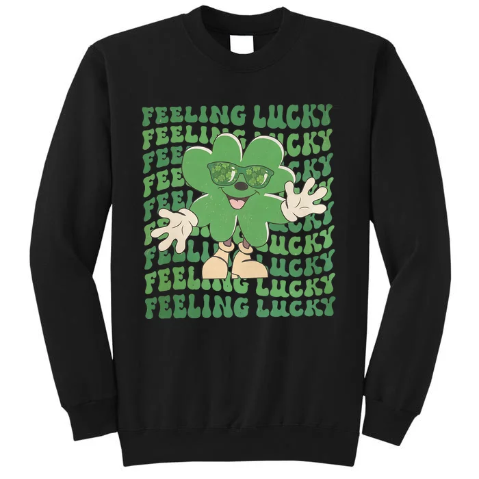 Feeling Lucky Cute Saint Patrick Day Gift Idea Tall Sweatshirt