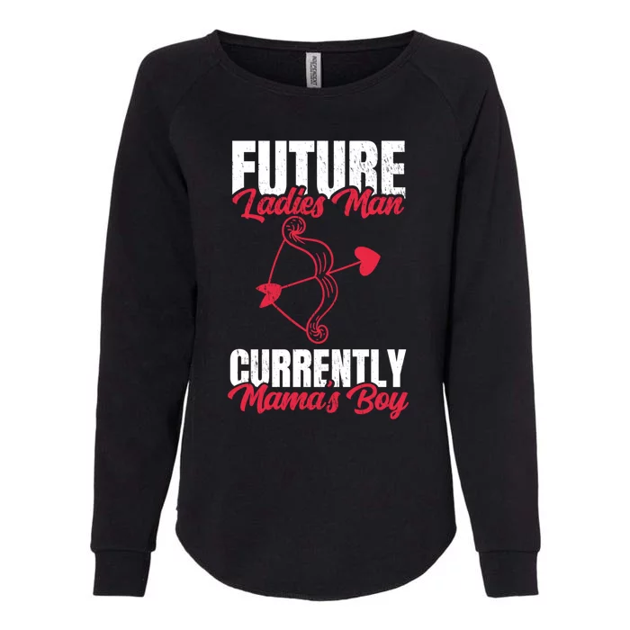 Future Ladies Currently Mama's For Valentines Day Funny Gift Womens California Wash Sweatshirt