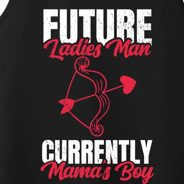 Future Ladies Currently Mama's For Valentines Day Funny Gift Performance Tank