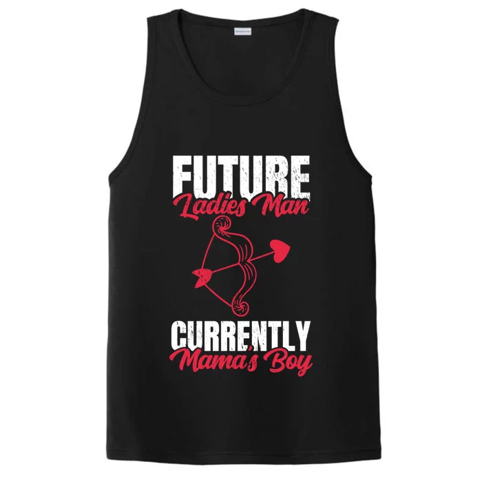 Future Ladies Currently Mama's For Valentines Day Funny Gift Performance Tank