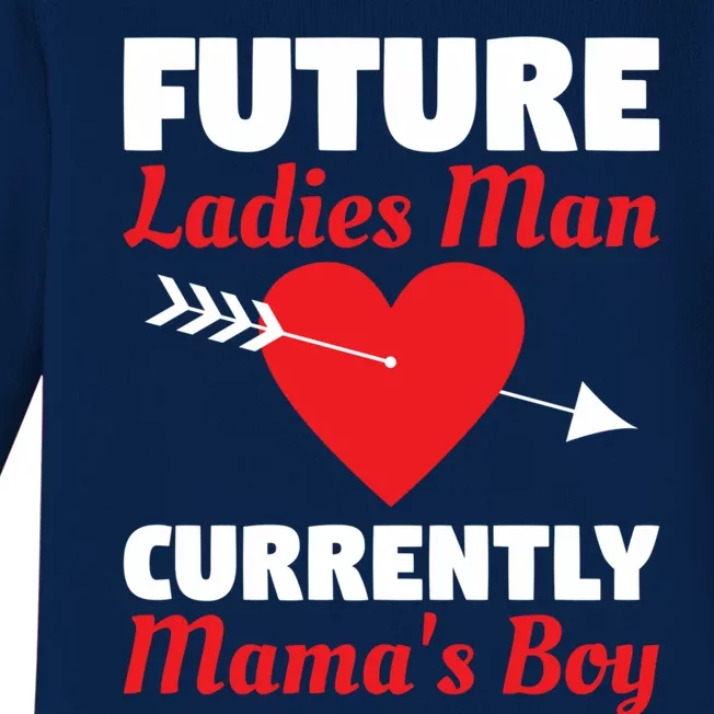 Future Ladies Currently Mama's Valentines Day Gift Baby Long Sleeve Bodysuit