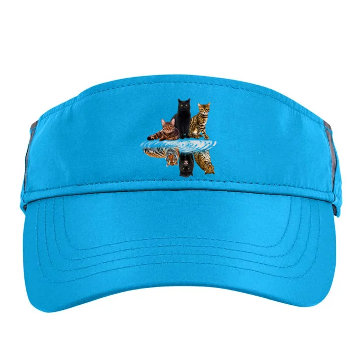 Funny Little Cats Big Cats Adult Drive Performance Visor