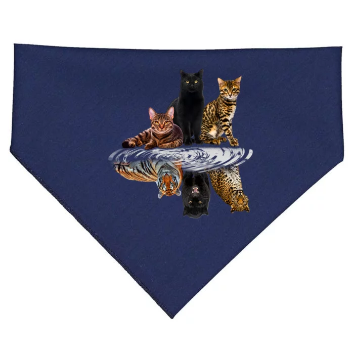 Funny Little Cats Big Cats USA-Made Doggie Bandana