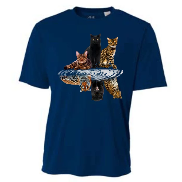 Funny Little Cats Big Cats Cooling Performance Crew T-Shirt