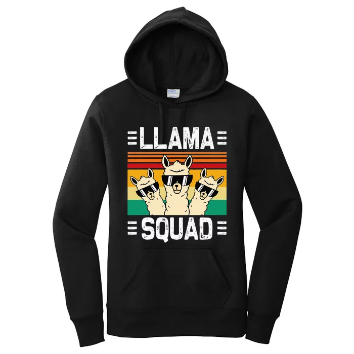 Funny Llama Cute Llama Alpaca Women's Pullover Hoodie