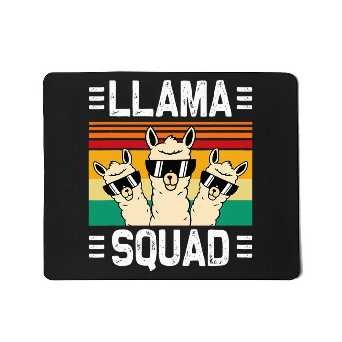 Funny Llama Cute Llama Alpaca Mousepad