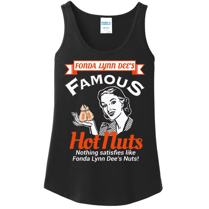 Fonda Lynn Dees Nuts Satisfies Ladies Essential Tank