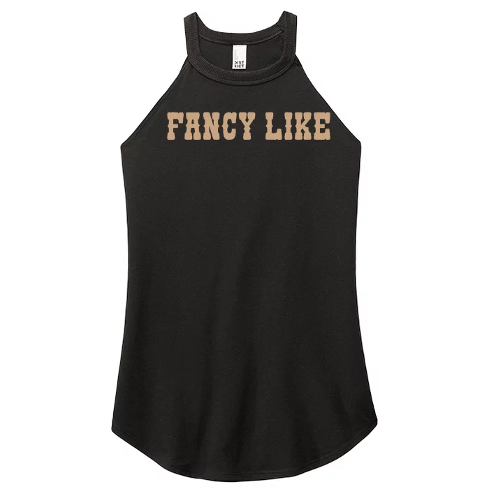 Funny Line Dancing Country Western Fancy Like Women’s Perfect Tri Rocker Tank