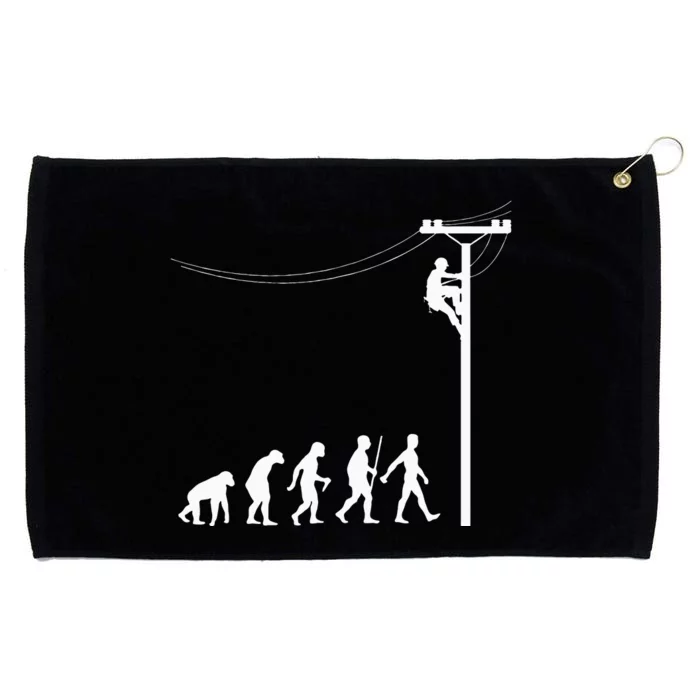 Funny Lineman Designs For Wo Electrician Engineers Grommeted Golf Towel