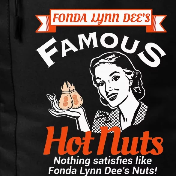 Fonda Lynn Dees Nuts Satisfies Funny Adult Humor Short Sleeve Daily Commute Backpack