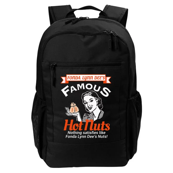 Fonda Lynn Dees Nuts Satisfies Funny Adult Humor Short Sleeve Daily Commute Backpack