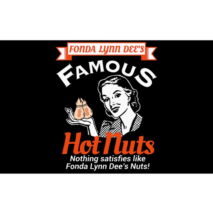 Fonda Lynn Dees Nuts Satisfies Funny Adult Humor Short Sleeve Bumper Sticker