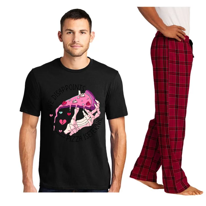 Funny Love Disappoints Pizza Is Eternal Valentine's Day Gift Pajama Set