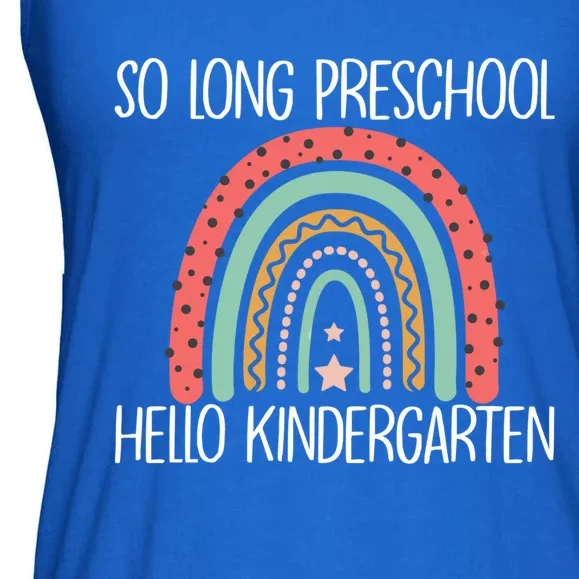 Funny Last Day PreK So Long PreK Hello Kindergarten Gift Ladies Essential Flowy Tank