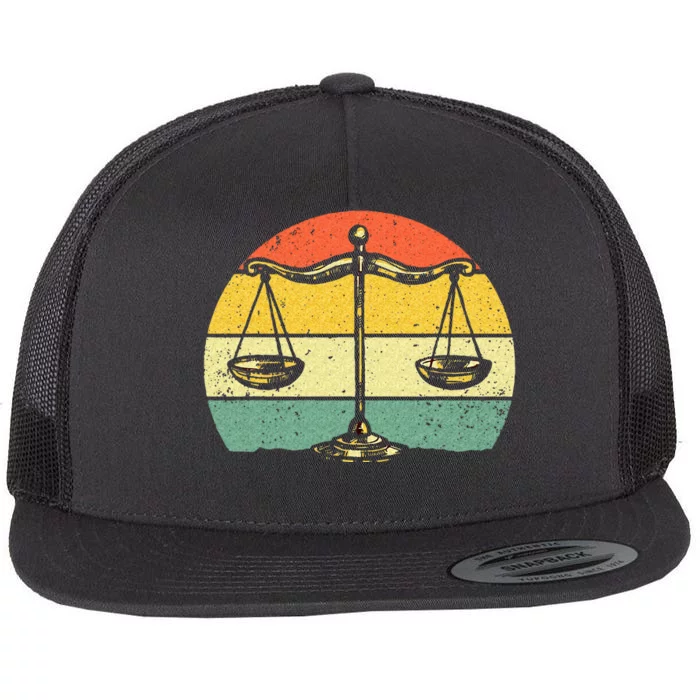 Funny Lawyer Design For Wo Paralegal Attorney Lovers Flat Bill Trucker Hat