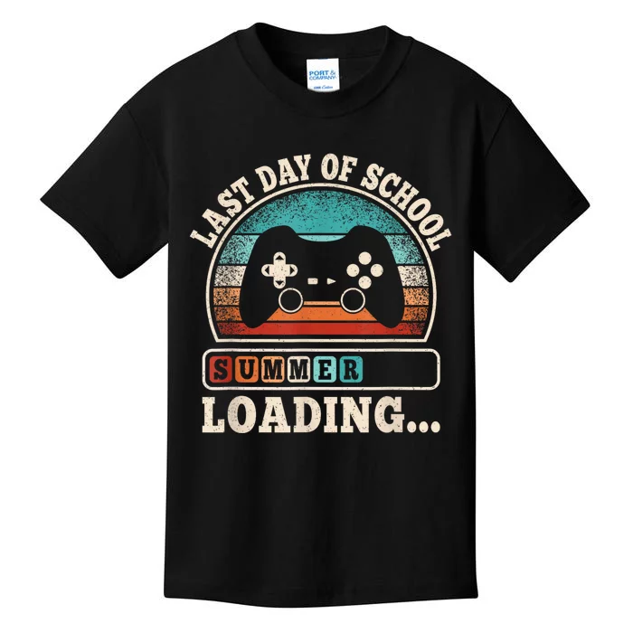 Funny Last Day Of School Gaming Teacher Student Kids T-Shirt