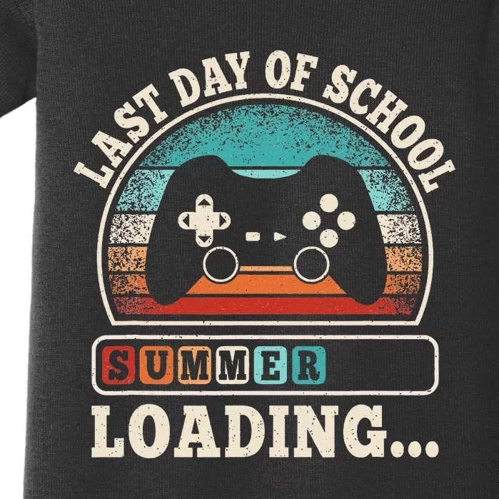 Funny Last Day Of School Gaming Teacher Student Baby Bodysuit