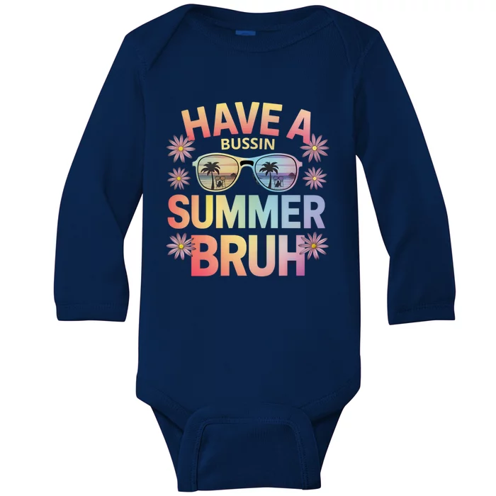 Funny Last Day Of School Gift Baby Long Sleeve Bodysuit