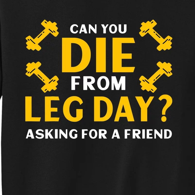 Funny Leg Day Workout Gym Sweatshirt