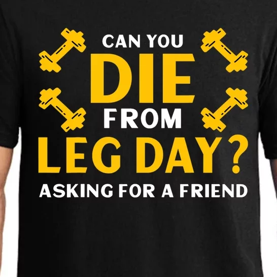 Funny Leg Day Workout Gym Pajama Set