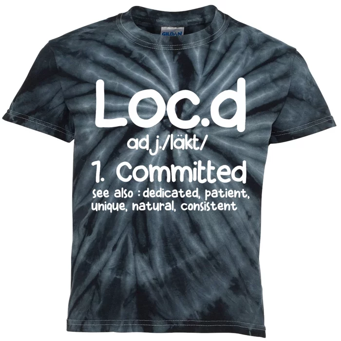 Funny LocD Definition Dreadlocks Black Kids Tie-Dye T-Shirt