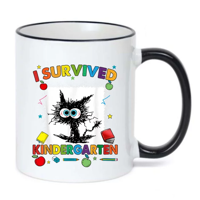 Funny Last Day Of Kindergarten Graduation Teacher Black Color Changing Mug