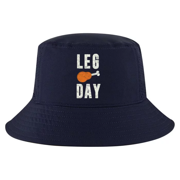 Fun Leg Day Thanksgiving Funny Gift Pilgrim Costume Turkey Day Gift Cool Comfort Performance Bucket Hat