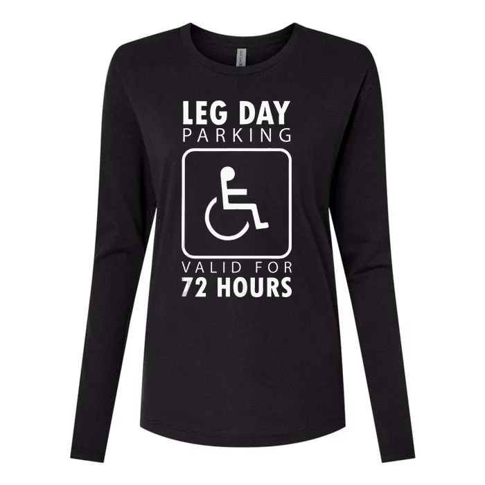 Funny Leg Day Meme Gift For Weight Lifters Womens Cotton Relaxed Long Sleeve T-Shirt