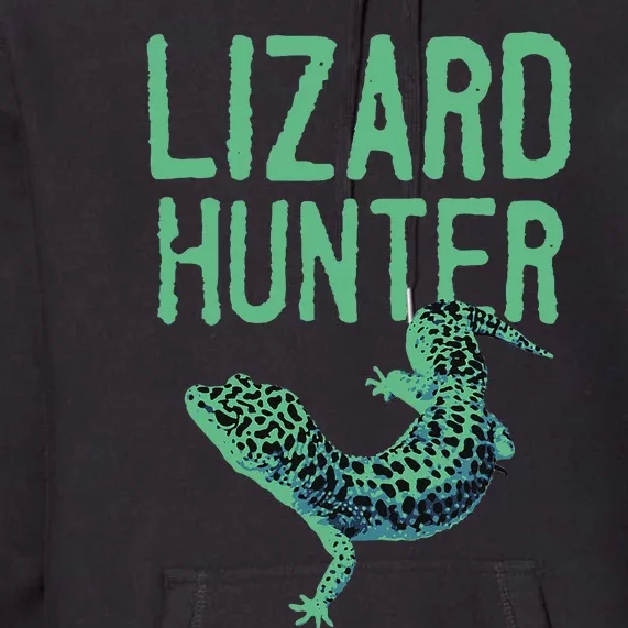 Funny Lizard Designs Reptile Herpetology Premium Hoodie