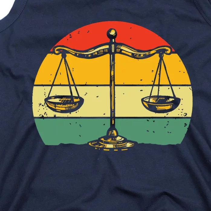 Funny Lawyer Design For Men Women Paralegal Attorney Lovers Tank Top