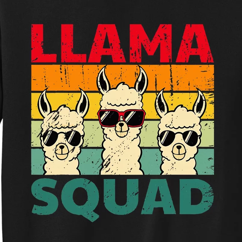 Funny Llama Design For Women Llama Alpaca Farm Animal Sweatshirt