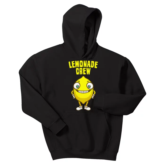 Funny Lemonade Design For  Lemon Fruit Juice Lovers Kids Hoodie