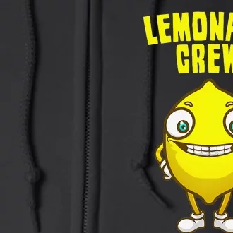 Funny Lemonade Design For  Lemon Fruit Juice Lovers Full Zip Hoodie