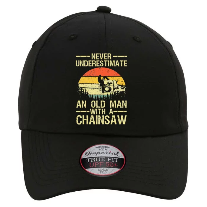 Funny Lumberjack Design For Dad Logger Arborist Chainsaw The Original Performance Cap