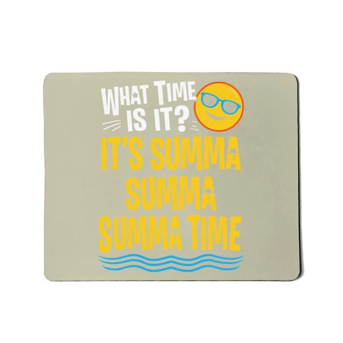 Funny Last Day Of School Summer Time Palm Tree Teacher Mousepad