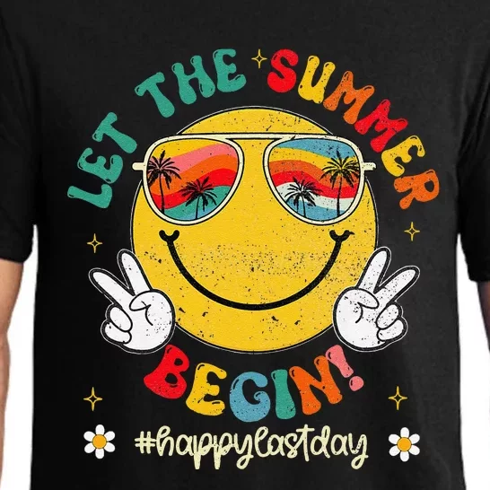 Funny Last Day Of School Teacher Let The Summer Begin Pajama Set