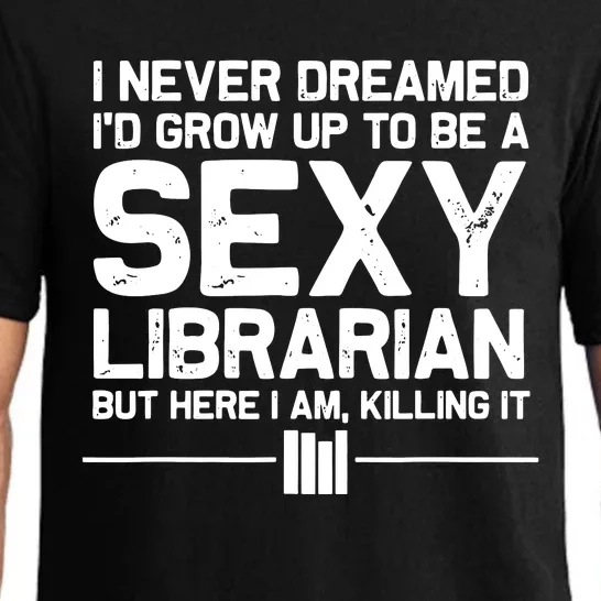 Funny Librarian Design For Men Women Sexy Librarian Costumes Pajama Set