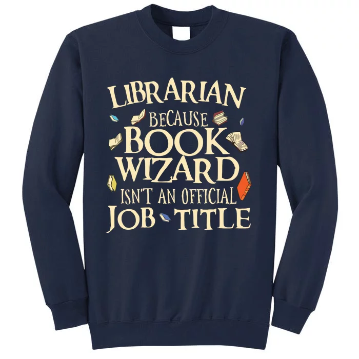 Funny Library Design For Men Women Book Reading Lovers Tall Sweatshirt