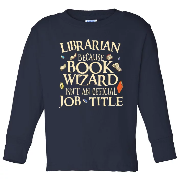 Funny Library Design For Men Women Book Reading Lovers Toddler Long Sleeve Shirt