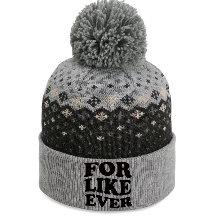 For Like Ever The Baniff Cuffed Pom Beanie