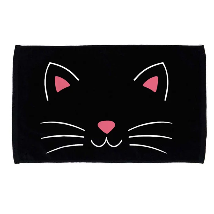 Funny Lazy Easy Cat Face Costume For Diy Halloween Party Microfiber Hand Towel