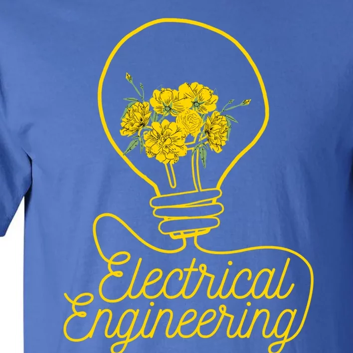 Flower Lightbulb Electrical Engineering Gift Tall T-Shirt