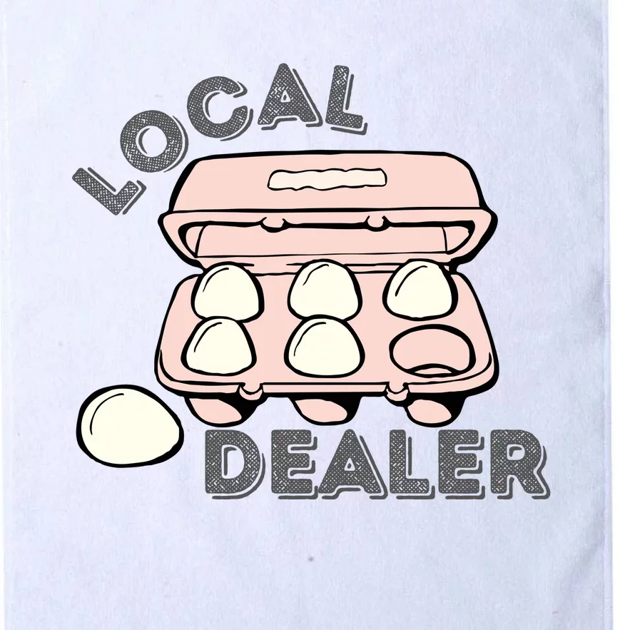 Funny Local Egg Dealer Platinum Collection Golf Towel