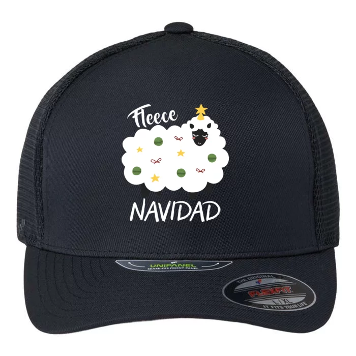 Fleece Navidad Flexfit Unipanel Trucker Cap