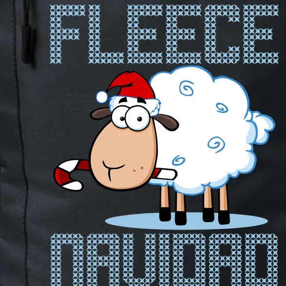 Fleece Navidad Sheep Lamb Ugly Christmas Sweater Design Daily Commute Backpack