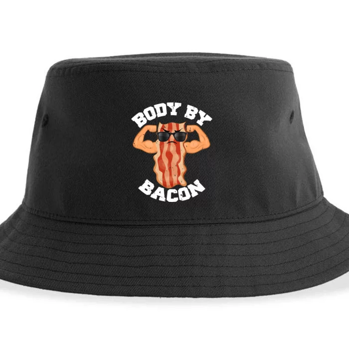 Flexing Body by Bacon Sustainable Bucket Hat