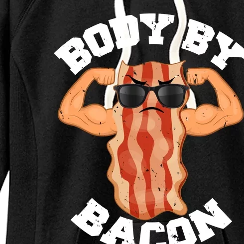 Flexing Body by Bacon Women's Fleece Hoodie